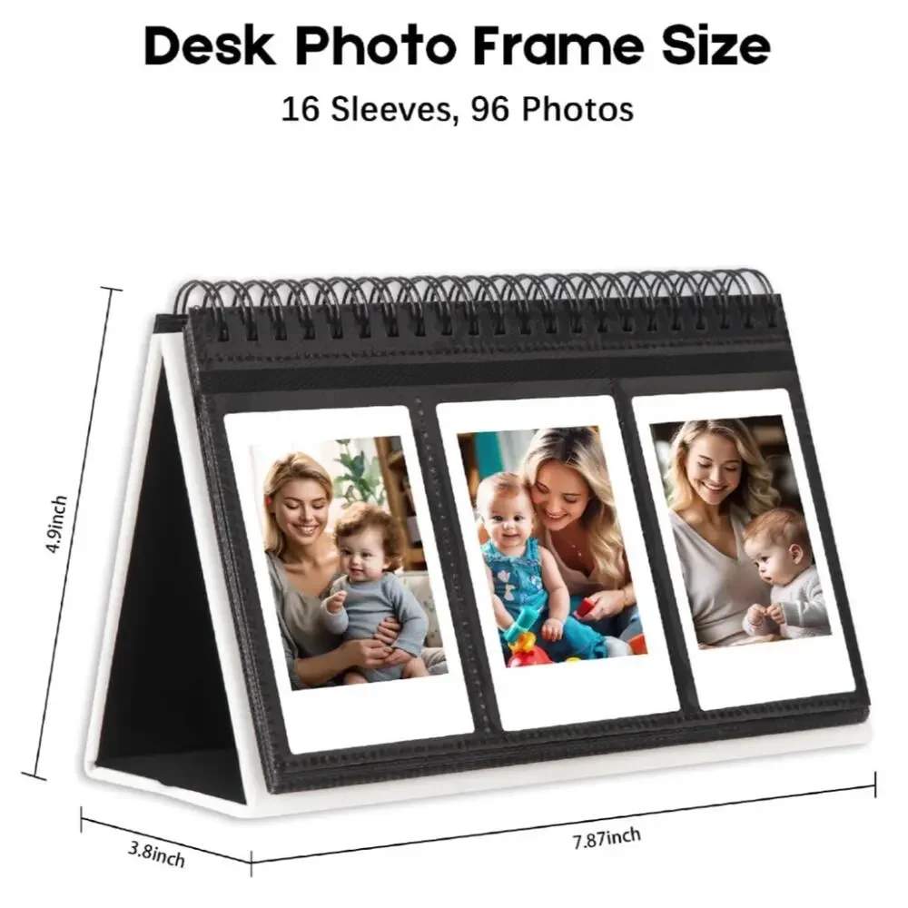 Ruibytree Desk Calendar Style Photo Album with 96 Pockets for Fujifilm 3-PCK - Picture 6 of 6